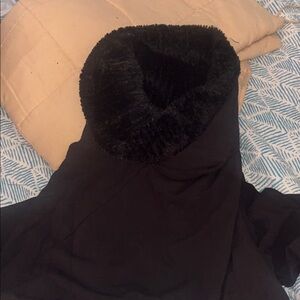 Elegant Black Women's turtleneck
